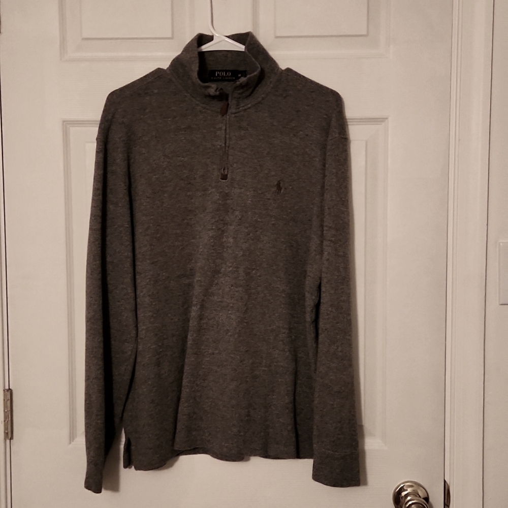 1/4 zip polo sweater barely worn.